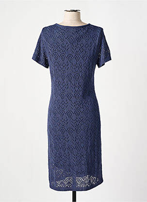 Robe mi-longue manches courtes manches courtes bleu MOLLY BRACKEN femme