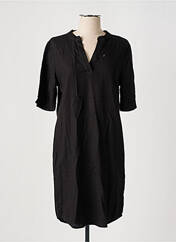 Robe courte noir ICHI pour femme seconde vue