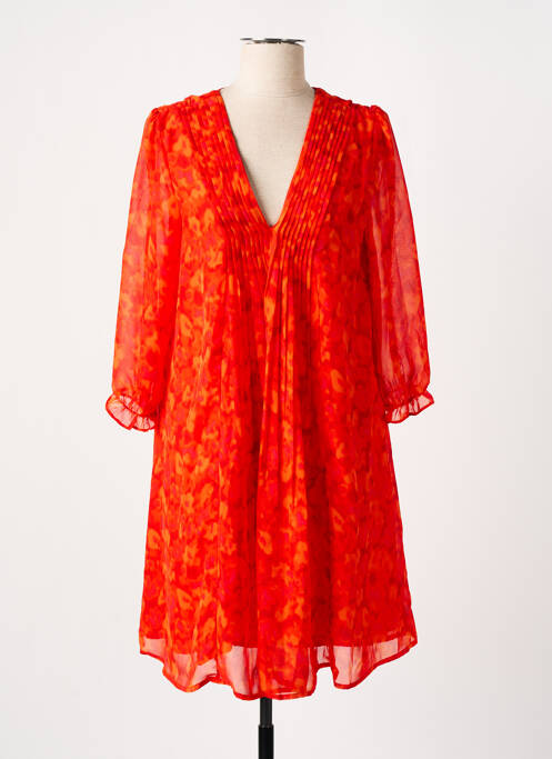 Robe courte orange FREEMAN T.PORTER pour femme