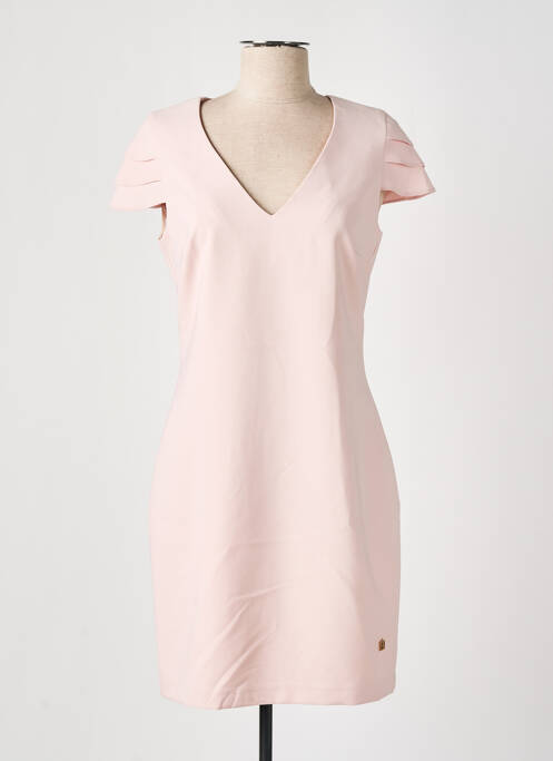 Robe courte rose FRACOMINA pour femme