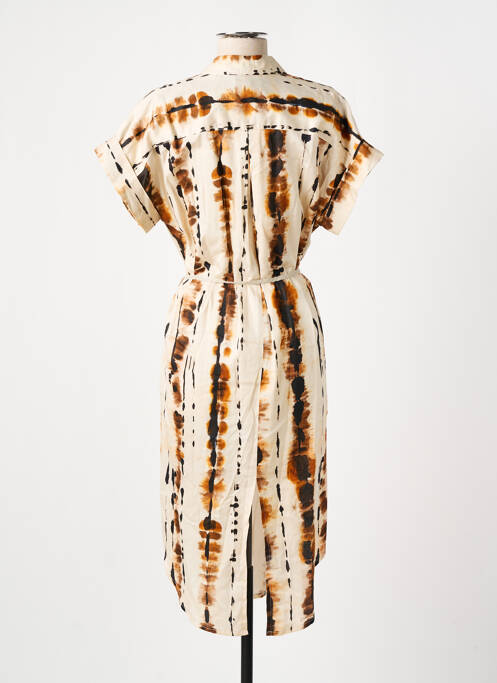 Robe mi-longue beige LA PETITE FRANCAISE pour femme