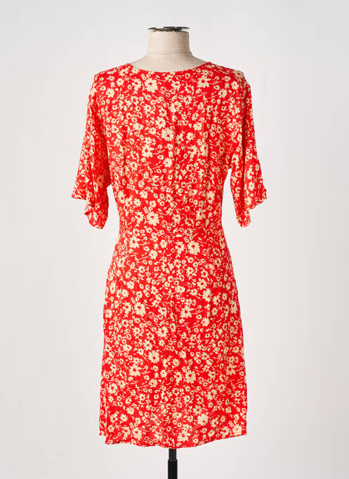 Robe mi-longue rouge FREEMAN T.PORTER pour femme