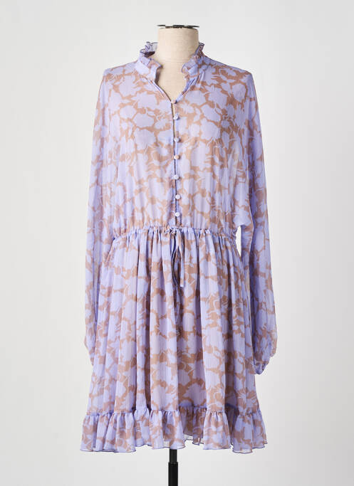 Robe mi-longue violet RELISH pour femme