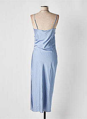 Robe longue fines bretelles fines bretelles bleu RELISH femme