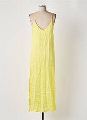 Robe longue jaune LE SUN pour femme seconde vue