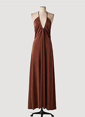 Robe longue marron RELISH pour femme seconde vue