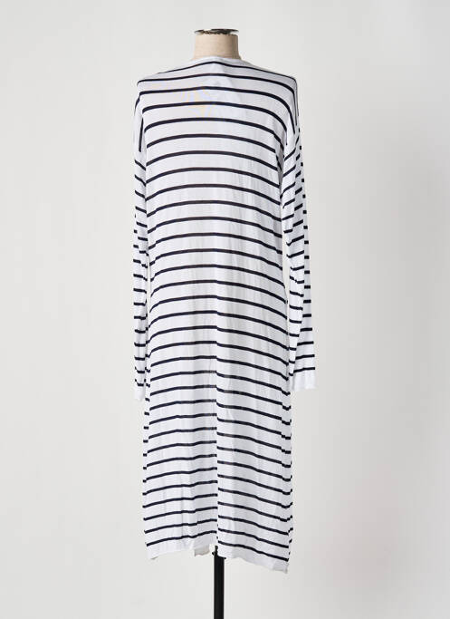 Gilet manches longues blanc LTB pour femme