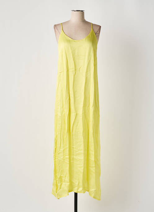 Robe longue jaune LE SUN pour femme