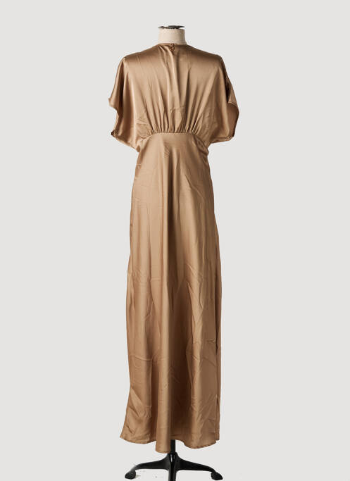 Robe longue marron RELISH pour femme
