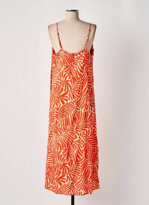 Robe longue orange ONLY pour femme