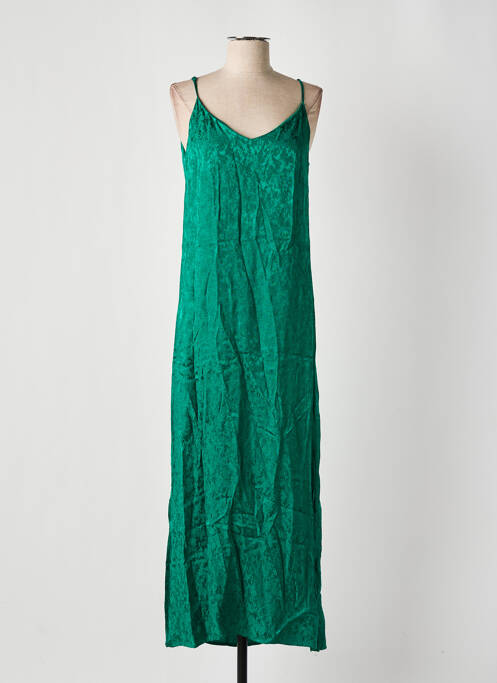 Robe longue vert GRACE & MILA pour femme