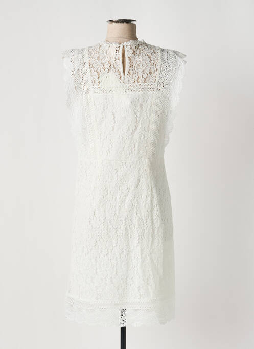 Robe mi-longue blanc ONLY pour femme