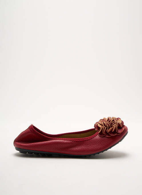 Ballerines rouge LA BOTTINE SOURIANTE pour femme