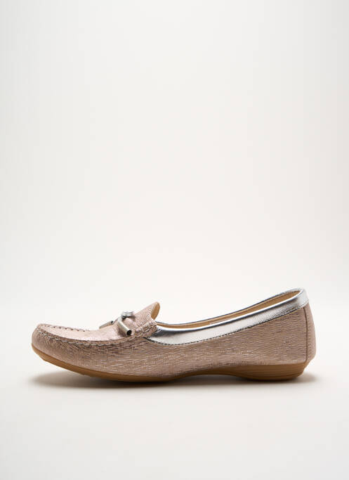 Mocassins argent PEDRO TORRES pour femme