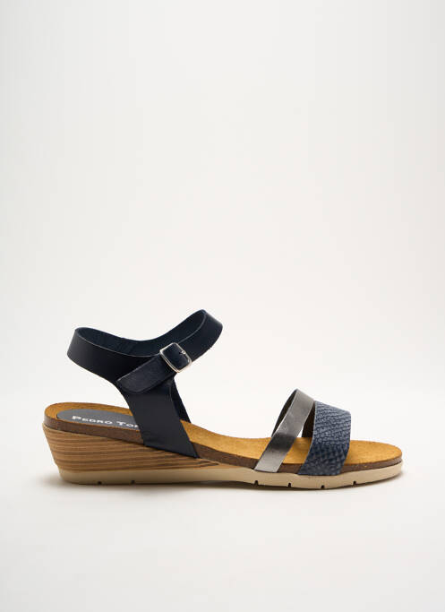 Sandales/Nu pieds bleu PEDRO TORRES pour femme