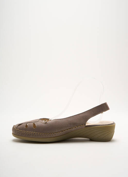 Sandales/Nu pieds marron LUXAT pour femme