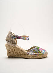 Espadrilles argent SANTAFE pour femme seconde vue