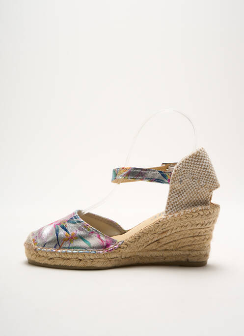 Espadrilles argent SANTAFE pour femme