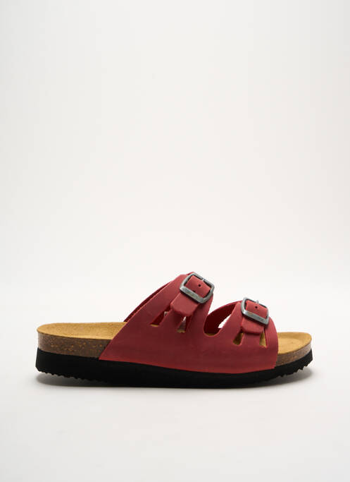 Mules/Sabots rouge SANTAFE pour femme