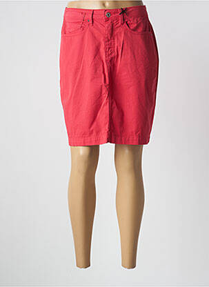 Jupe mi-longue taille normale rouge IMPAQT femme