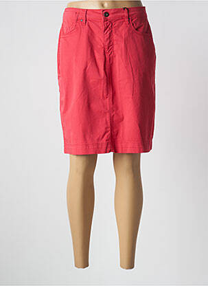 Jupe mi-longue taille normale rouge IMPAQT femme
