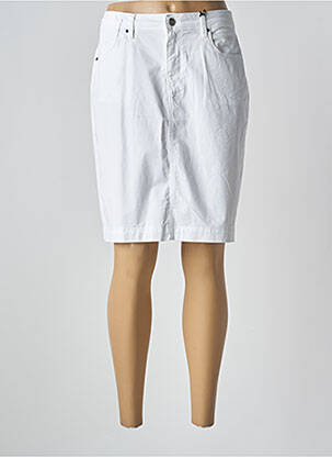 Jupe mi-longue taille normale blanc IMPAQT femme