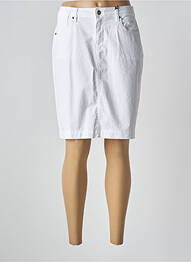 Jupe mi-longue taille normale blanc IMPAQT femme