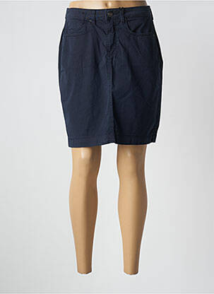 Jupe mi-longue taille normale bleu IMPAQT femme