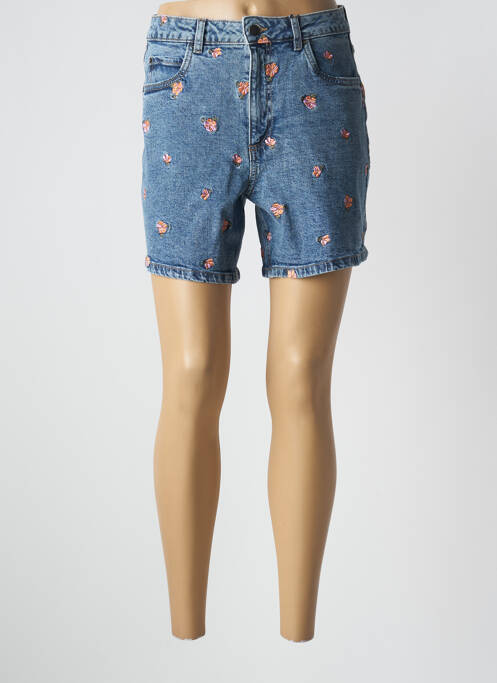 Short bleu KAFFE pour femme