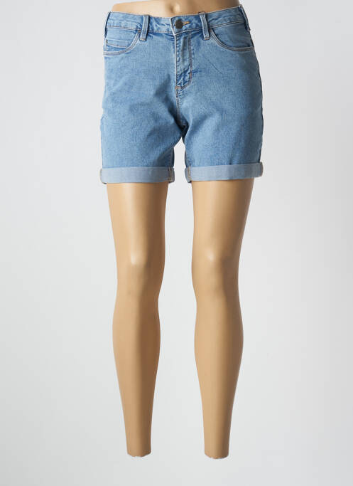 Short bleu KAFFE pour femme