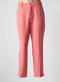 Pantalon 7/8 taille haute taille haute rose JENSEN femme