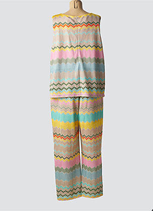 Combi-pantalon fermeture zippée au dos sans manche beige BETTY BARCLAY femme
