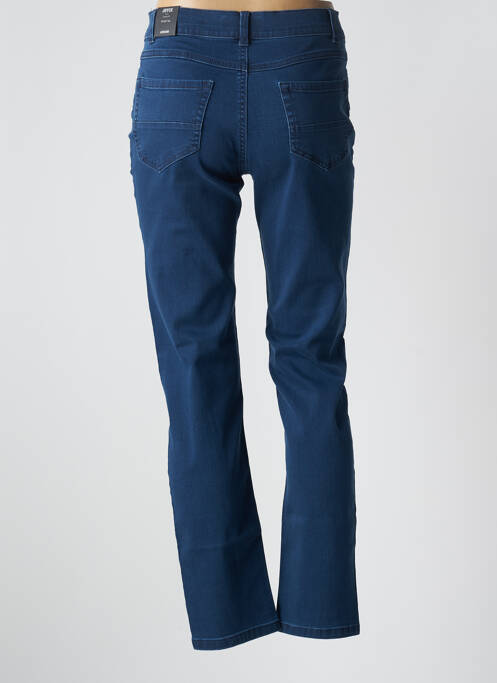Jeans coupe droite stretch taille normale bleu JENSEN femme