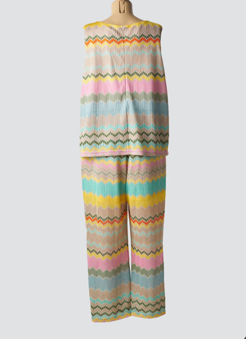 Combi-pantalon coupe fluide sans manche beige BETTY BARCLAY femme