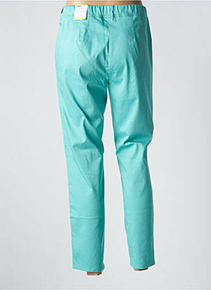 Pantalon 7/8 stretch taille normale bleu FRANK WALDER femme