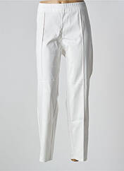 Pantalon 7/8 blanc FRANK WALDER pour femme seconde vue