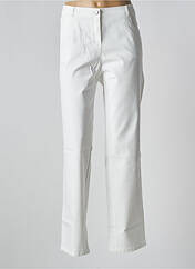 Pantalon droit blanc FRANK WALDER pour femme seconde vue