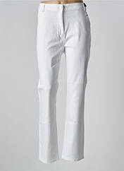 Pantalon slim blanc JULIE GUERLANDE pour femme seconde vue