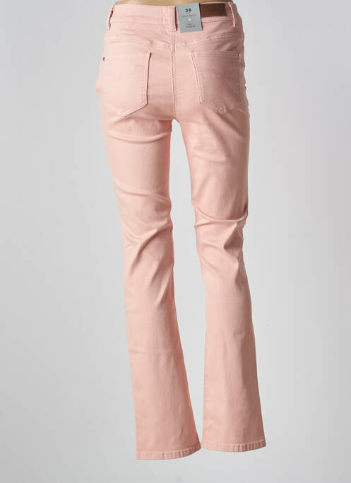 Jeans coupe slim stretch taille normale rose JULIE GUERLANDE femme