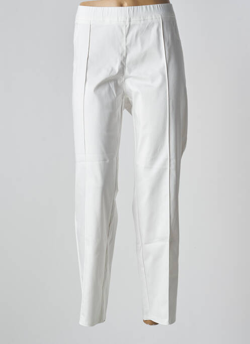 Pantalon 7/8 blanc FRANK WALDER pour femme