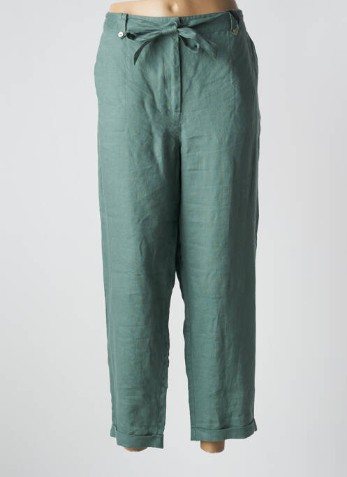 Pantalon 7/8 vert JULIE GUERLANDE pour femme