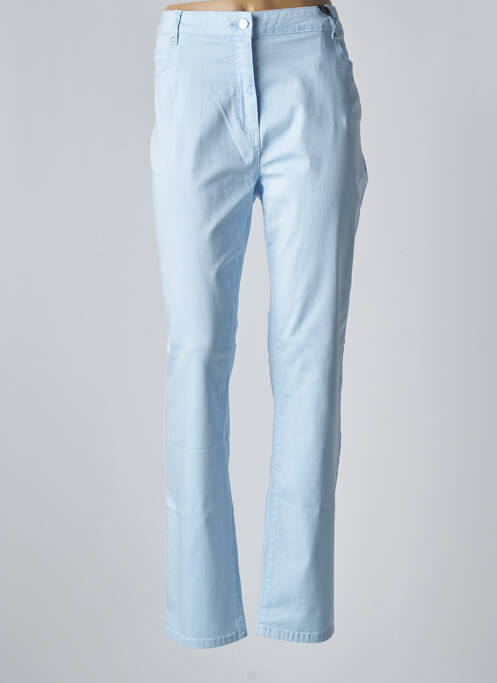 Pantalon slim bleu JULIE GUERLANDE pour femme