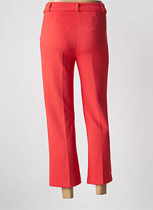 Pantalon 7/8 taille haute taille haute rouge TUZZI femme