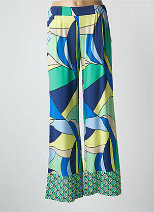 Pantalon droit taille élastique taille normale vert BETTY BARCLAY femme