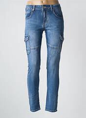 Jeans skinny bleu PLACE DU JOUR pour femme seconde vue