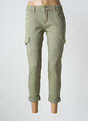 Pantalon cargo vert PLACE DU JOUR pour femme seconde vue