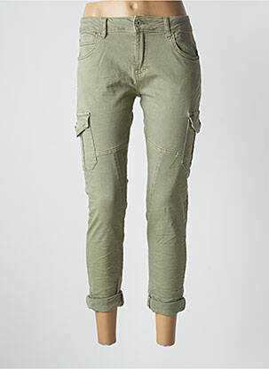 Pantalon cargo vert PLACE DU JOUR pour femme