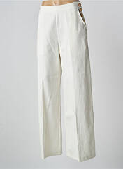 Pantalon flare blanc LES ACOLYTES pour femme seconde vue