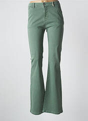 Pantalon flare vert MELLY & CO pour femme seconde vue