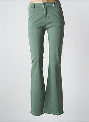 Pantalon flare vert MELLY & CO pour femme